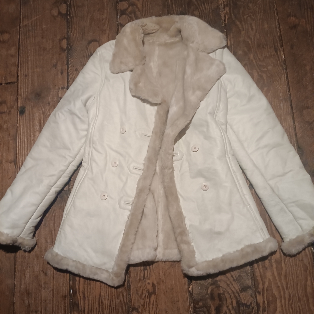 Wilson Cream Leather Jacket